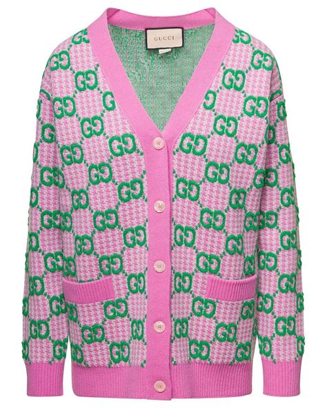 pink and green gucci sweater